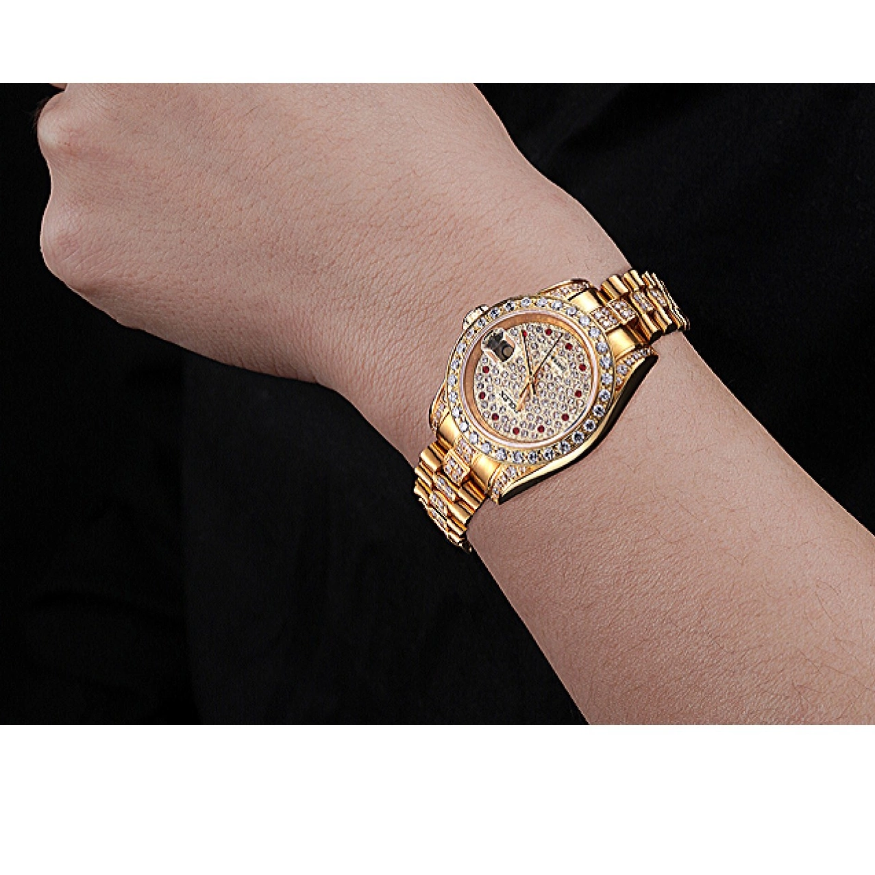 Aaa replica Dial 622023 Diamond DateJust Swiss Rolex Gold 0804